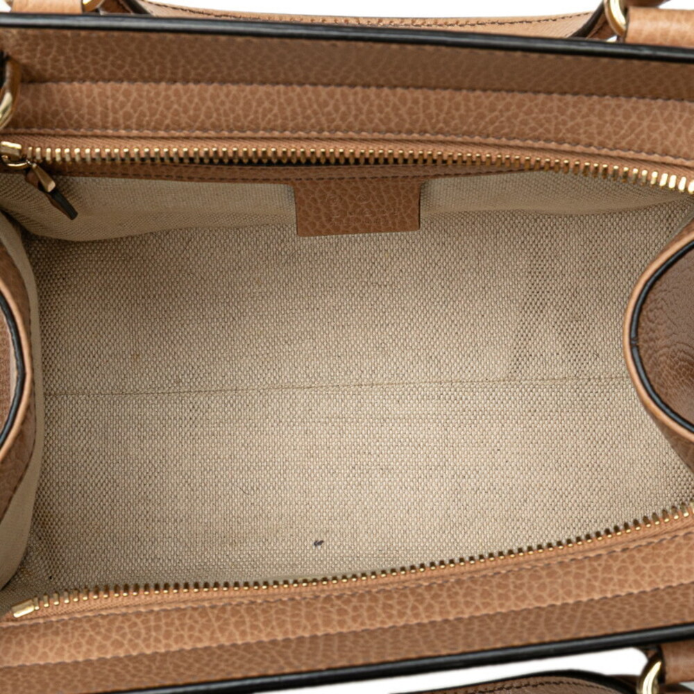 Gucci Interlocking GG Soho Shoulder Bag beige leather - Picture 7 of 8